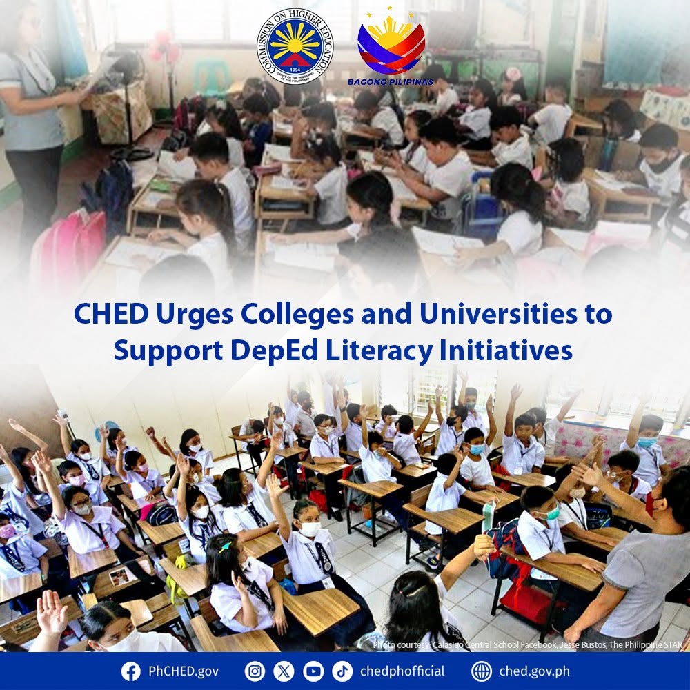CHED urges colleges and universities to support DepEd literacy initiatives